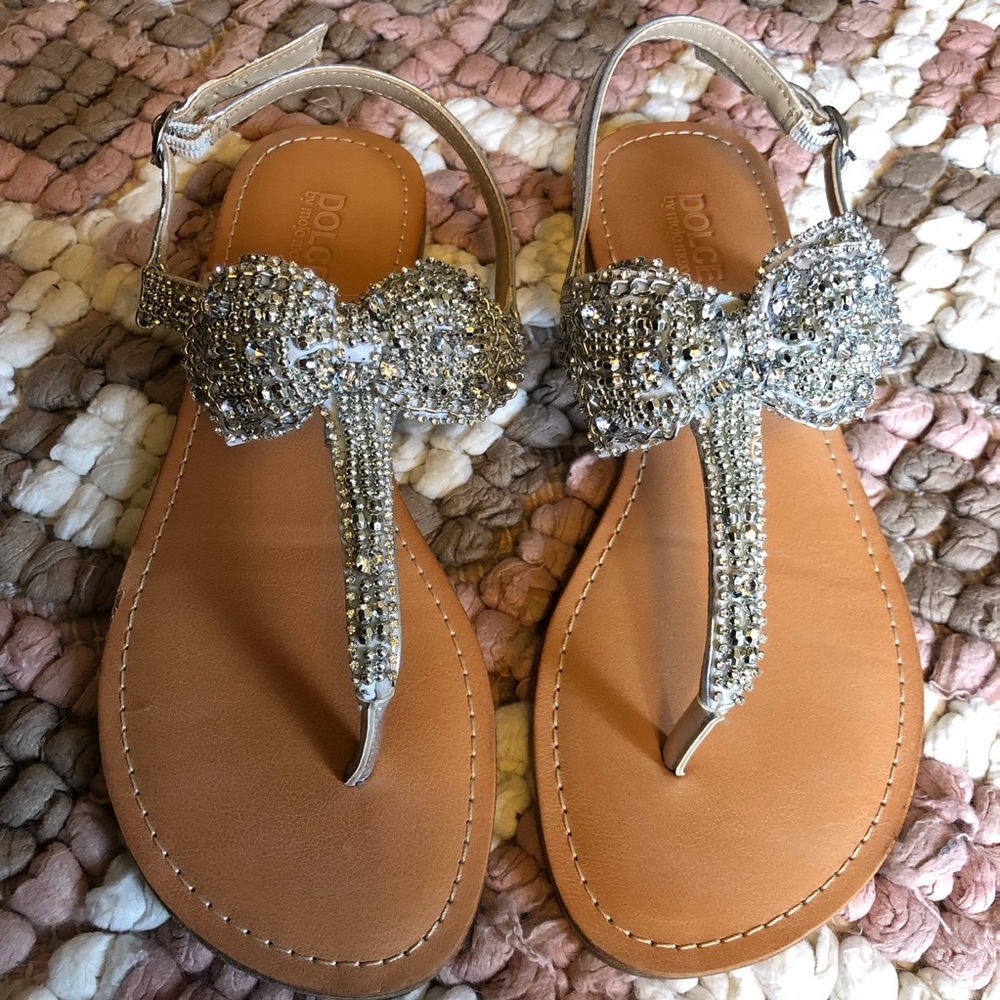 Sparkling Bow Sandal